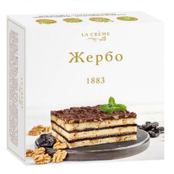 Торт Жербо с черносливом 350 г, ТМ Дэлис Торт Жербо с черносливом 350 г, ТМ Дэлис